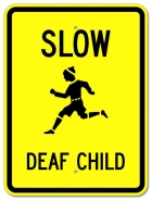 Slow - Deaf Child Sign