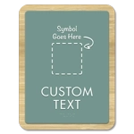 2-Line Custom Symbol Sign