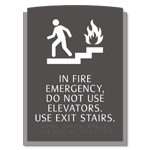 In Case of Fire Use Stairs - Florida Code