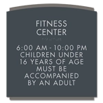 9-Line Room Sign