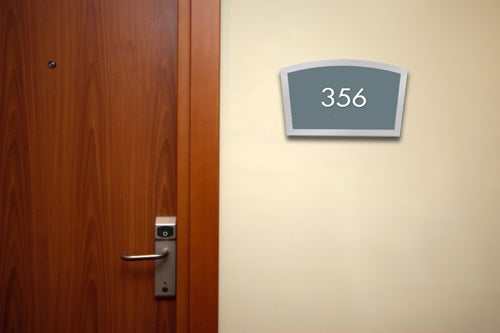 Room Number Sign