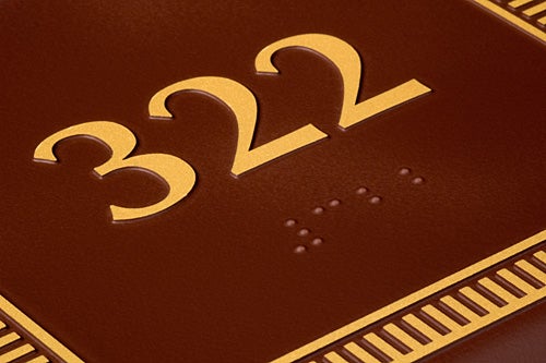 Braille Detail (Braille Not Available On All Signs)