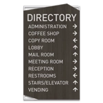 10-Line Directory Sign