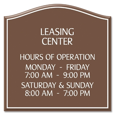 10-Line General Information Sign