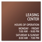 10-Line General Information Sign