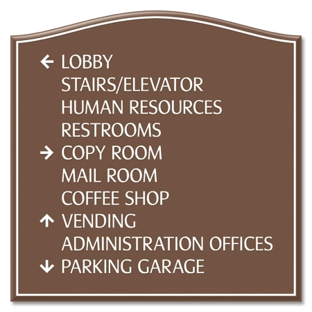 11-Line Directional Sign