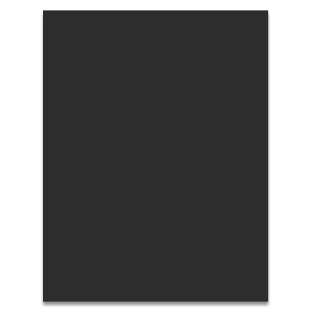 11" x 8.5" Black Plastic Backing Panel
