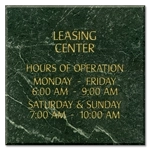 12-Line General Information Sign