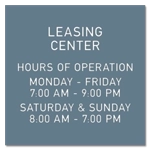 12-Line General Information Sign