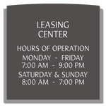 12-Line General Information Sign