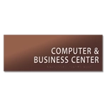 2-Line Common Room Sign (Extended Width)