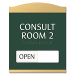 2-Line Common Room w/Sliding Panel