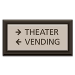 2-Line Directional Sign