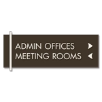 2-Line Directional Sign (Extended Width)