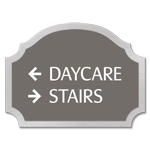 2-Line Directional Sign