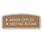 2-Line Directional Sign