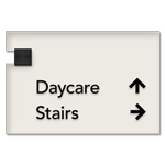 2-Line Directional Sign