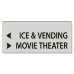 2-Line Directional Sign