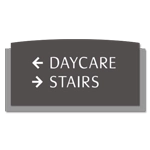 2-Line Directional Sign