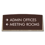 2-Line Directional Sign