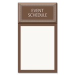 2-Line Informational Sign w/ Insert Window