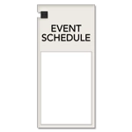 2-Line Informational Sign w/ Insert Window