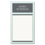 2-Line Informational Sign w/ Insert Window