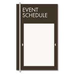 2-Line Informational Sign w/ Insert Window