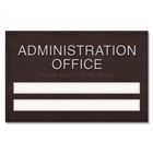 2 Slot Suite/Dept. ID Sign