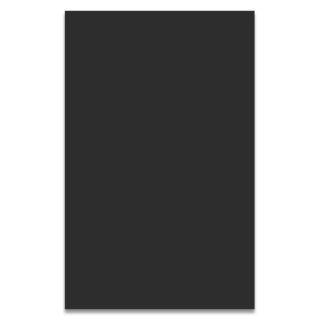 22" x 14" Black Plastic Backing Panel