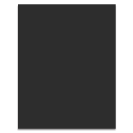 28" x 22" Black Plastic Backing Panel