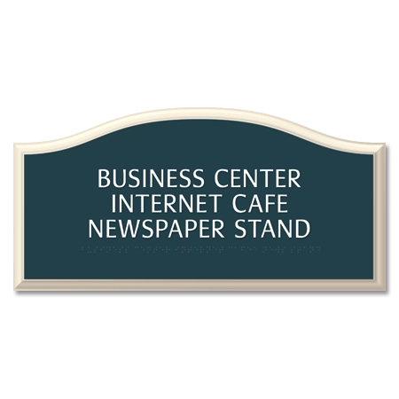 3-Line Common Room Sign (Extended Width)