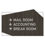 3-Line Directional Sign