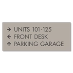 3-Line Directional Sign