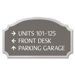 3-Line Directional Sign