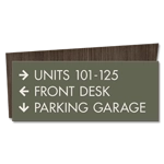 3-Line Directional Sign