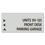 3-Line Directional Sign