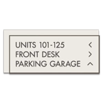 3-Line Directional Sign