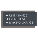 3-Line Directional Sign