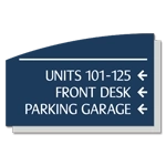 3-Line Directional Sign