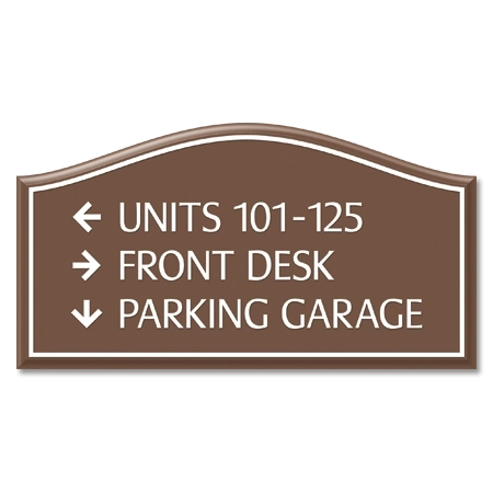 3-Line Directional Sign