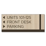 3-Line Directional Sign