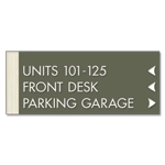 3-Line Directional Sign