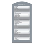 30-Line Directory Sign