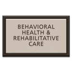 4-Line Common Room Sign (Extended Width)