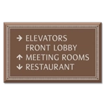 4-Line Directional Sign