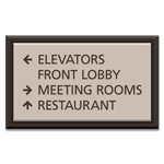 4-Line Directional Sign