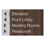 4-Line Directional Sign
