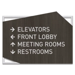 4-Line Directional Sign