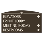 4-Line Directional Sign